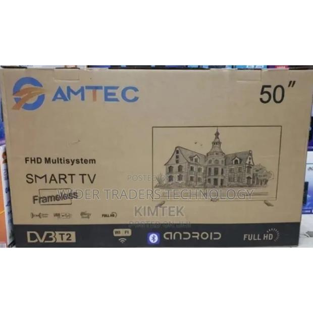 Amtec 50" Inches Smart Android Full HD Frameless Tv- - main view