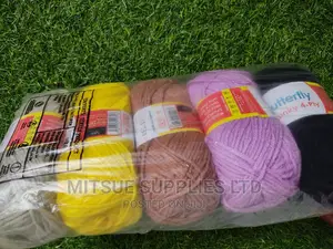 Random Mixed Colour Yarns for CBC Practise Butterfly
