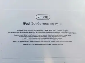 New Apple iPad 10.2 (2020) Wi-Fi 256 GB Gray