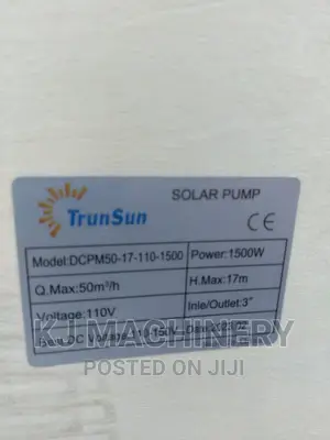 Solar Surface Water Pump-3 Inches-1500watts.