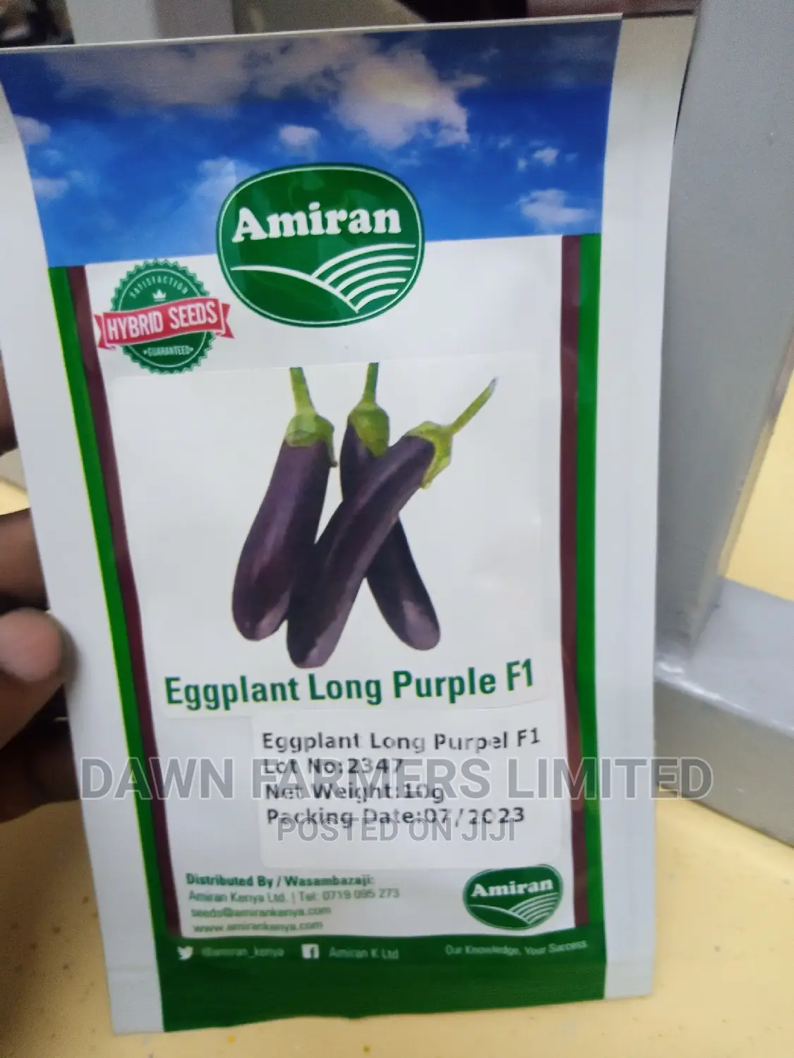 Eggplant Long Purple F1 10gms