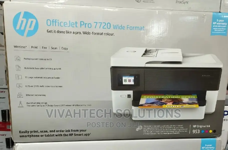 Hp 7720 Officejet Pro Printer // 7720 A3//7720 Hp Printer