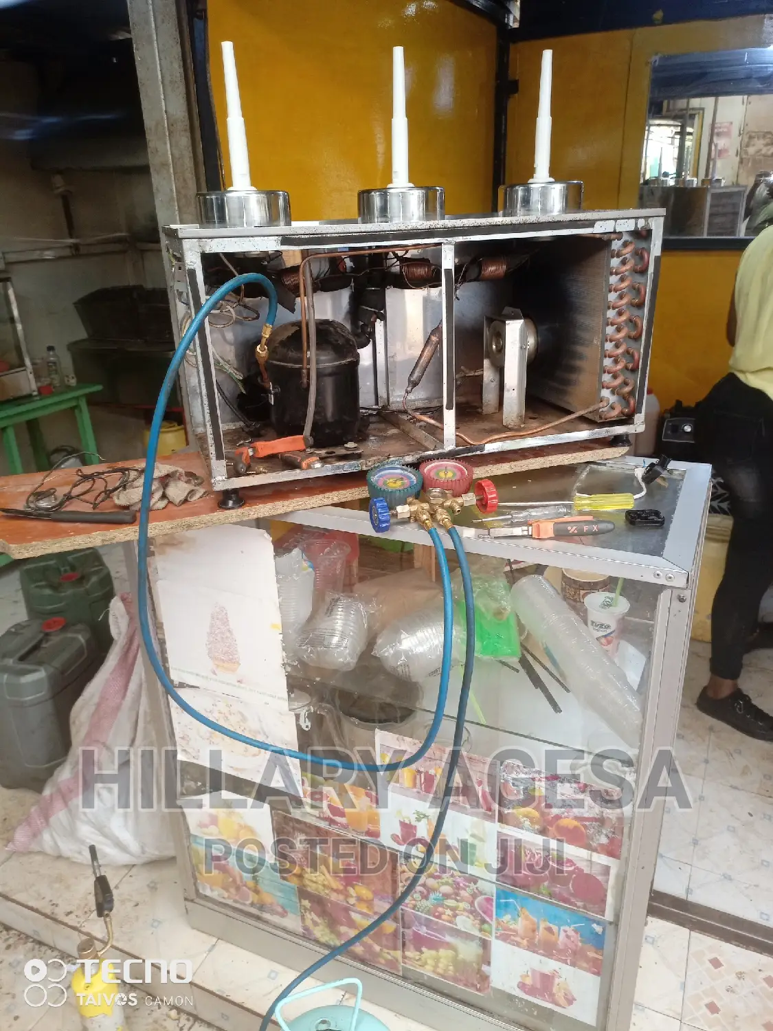 Fridge Juice Dispenser Gas Refilling