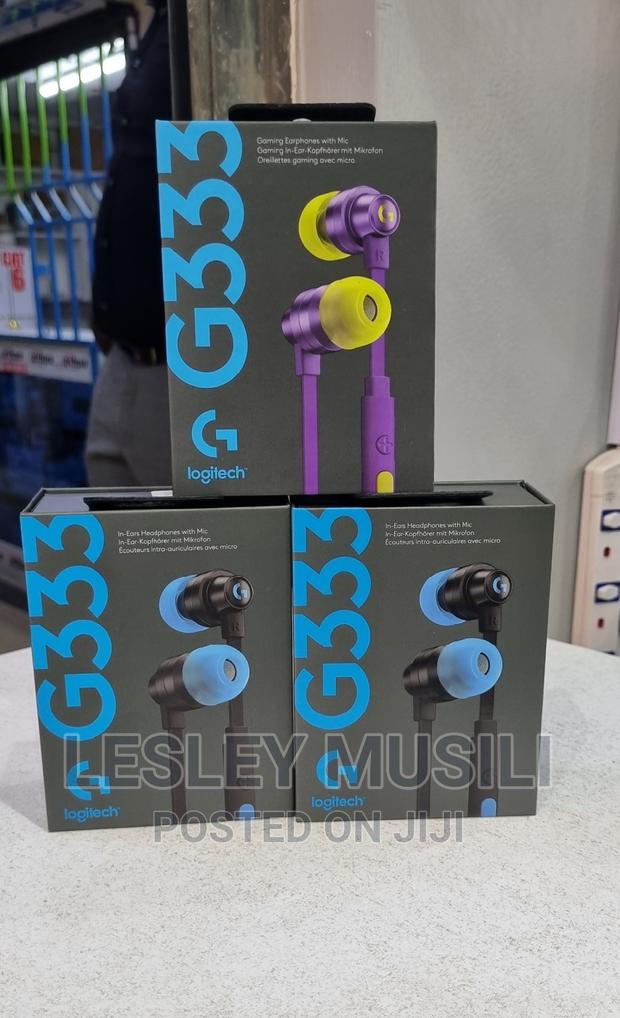 Logitech G333 Wired in Ear Earphones With Mic (Black)