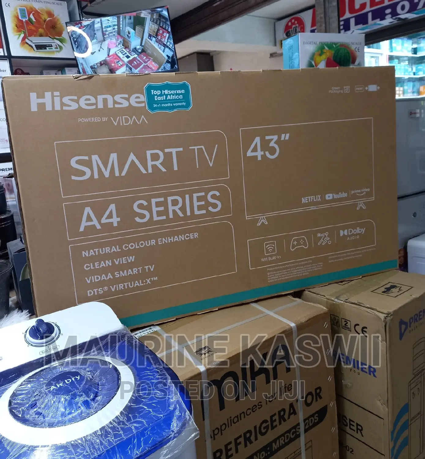 Hisense 43′′ A4 Smart Frameless Full Hd Tv