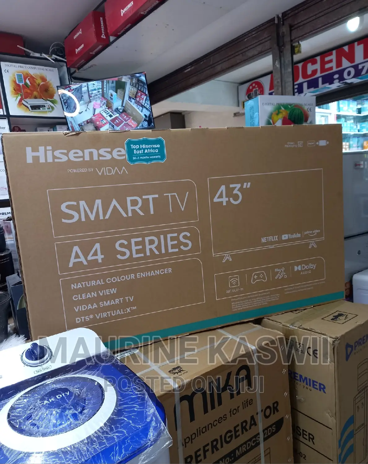 Hisense 43′′ A4 Smart Frameless Full Hd Tv