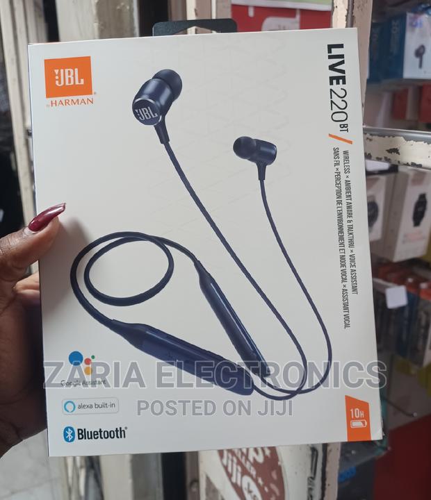JBL Live 220bt Wireless Bluetooth Earphones, Neckband