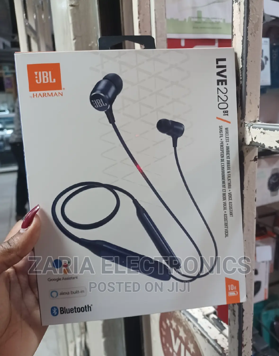 JBL Live 220bt Wireless Bluetooth Earphones, Neckband