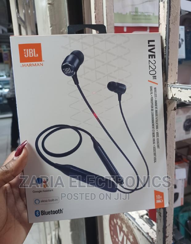 JBL Live 220bt Wireless Bluetooth Earphones, Neckband - thumbnail 2