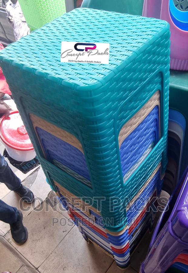 Kenpoly Plastic Bamboo Stools. - main view