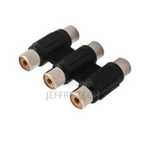 AV 3 RCA Audio Video Female to Female Jack Coupler Adapter 3
