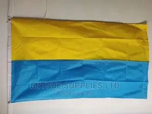 National Flag for Ukraine 36 by 60 Inches Polyester