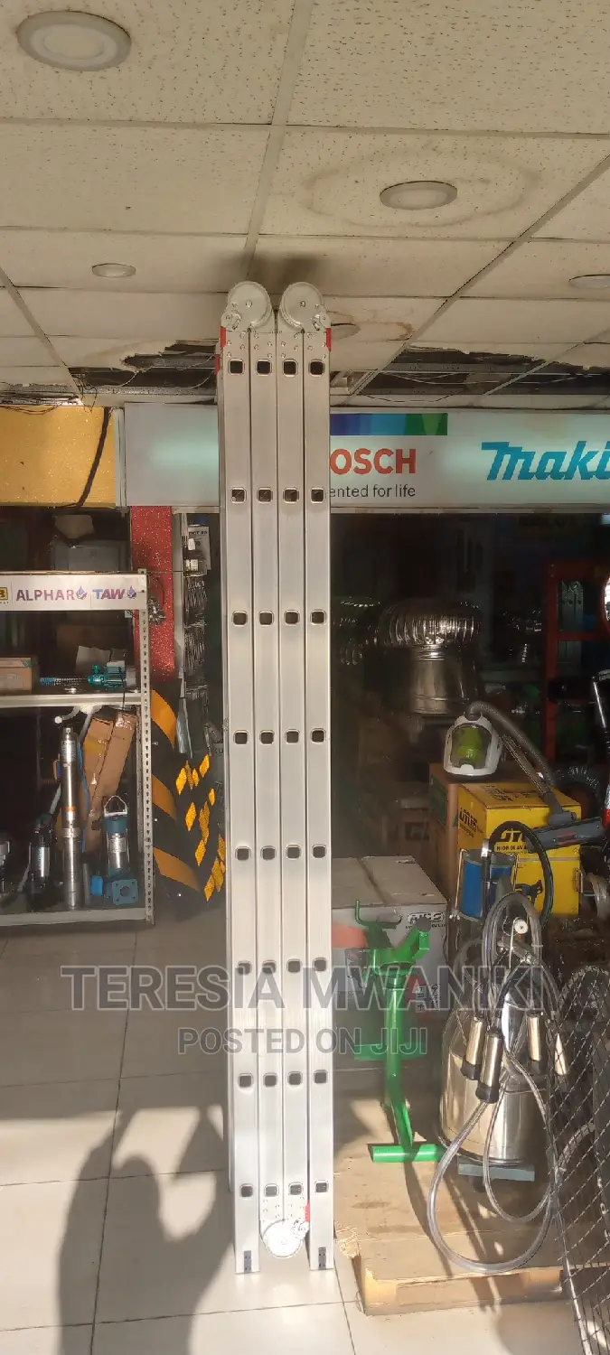 Multipurpose Aluminum Ladder (8steps)