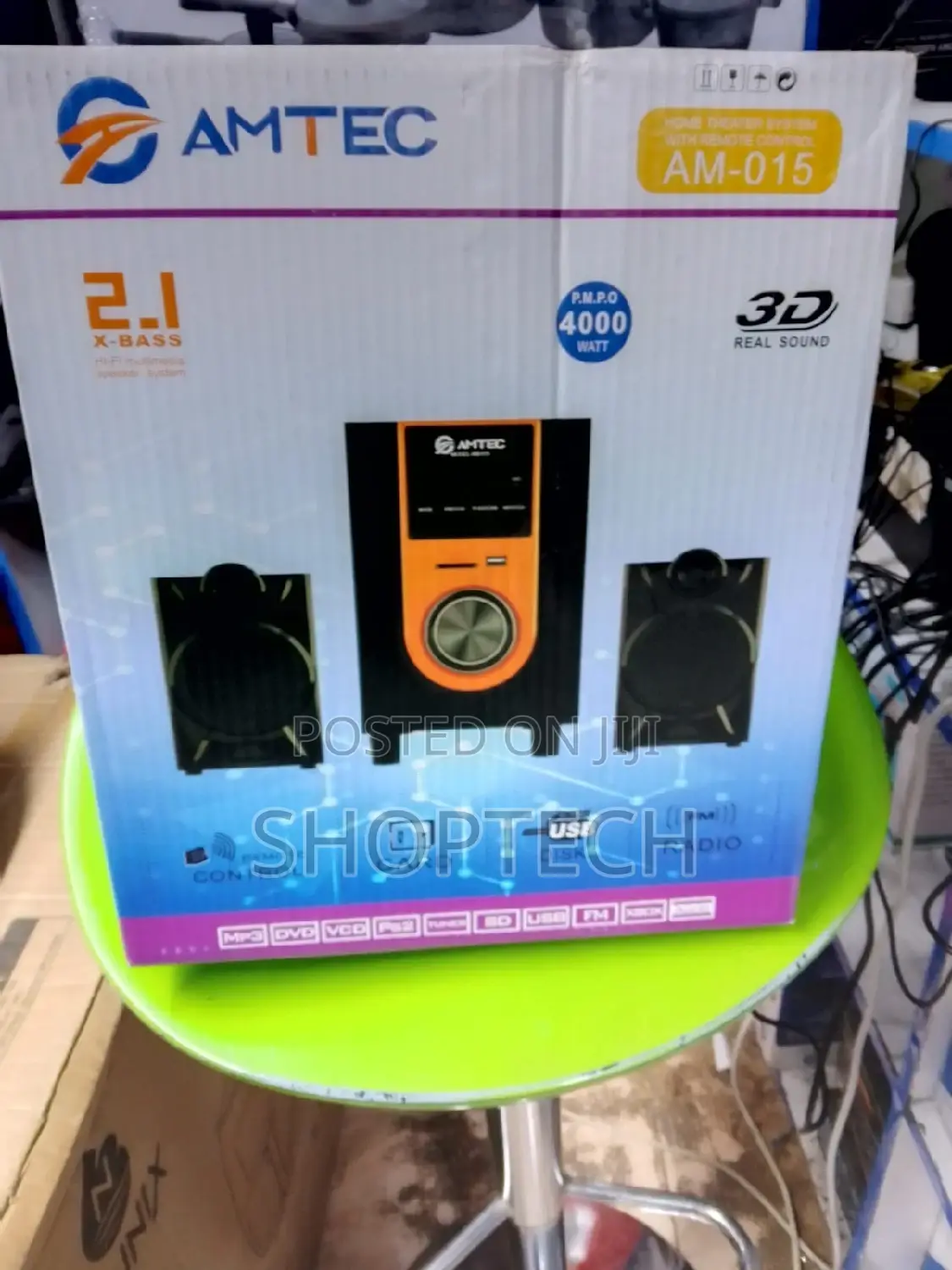 Amtec 2.1 Am-015 Home Theatre System 4000watts