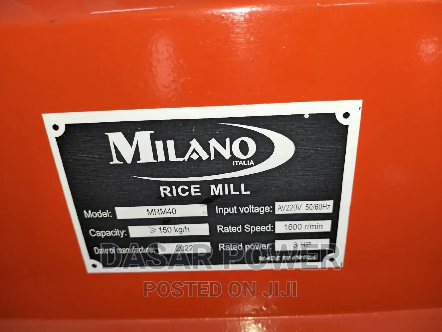 Rice Mill Machine
