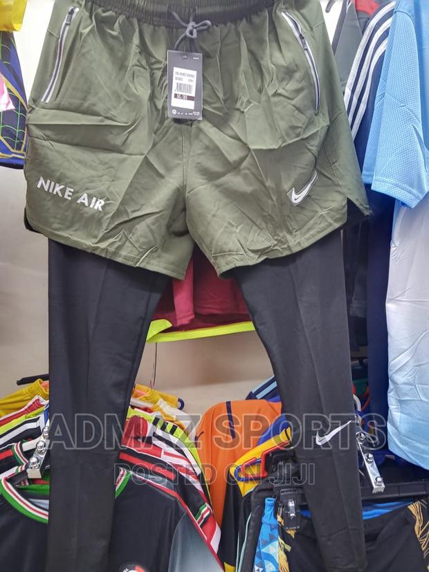 2 in 1 Gym Shorts With Long Tights - main view