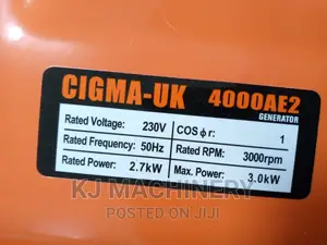 Gasoline Generator-2.8kw-Keystart Option-With Trolley Wheel.