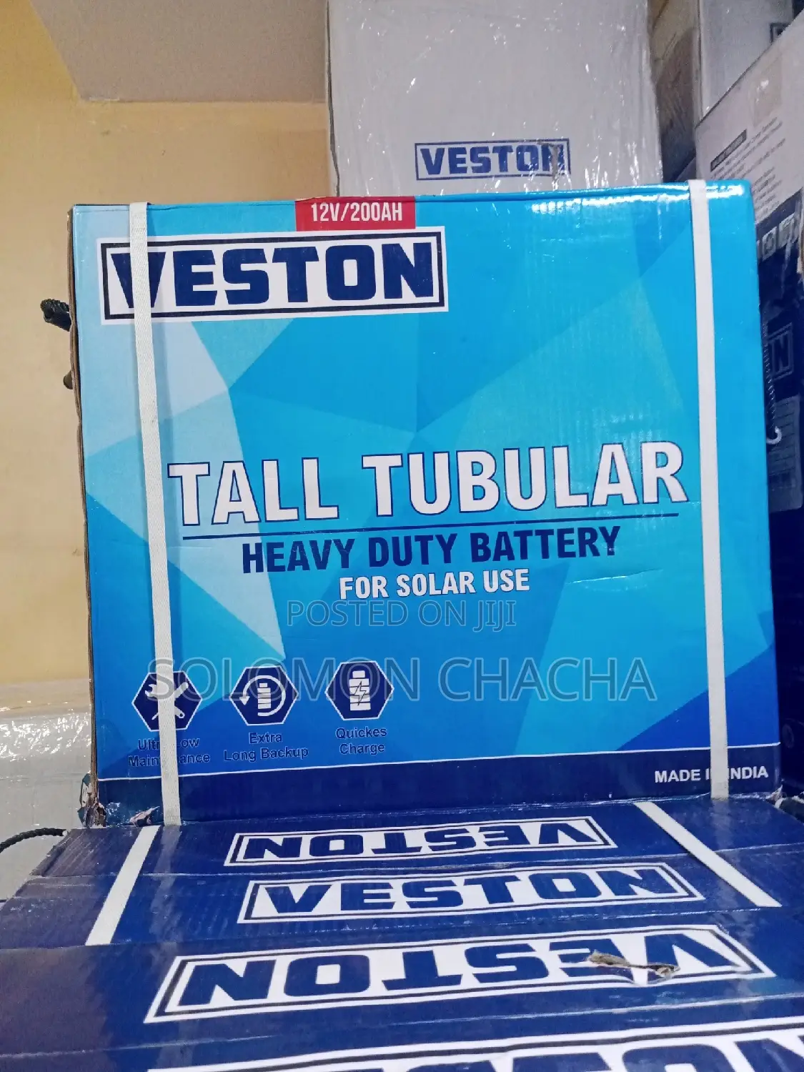 Best Veston Tall Tubular Heavy Duty Battery