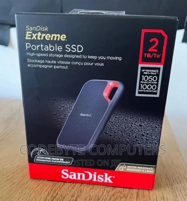 Sandisk E61 2tb Extreme Portable External Ssd V2 // E61 2tb - main view
