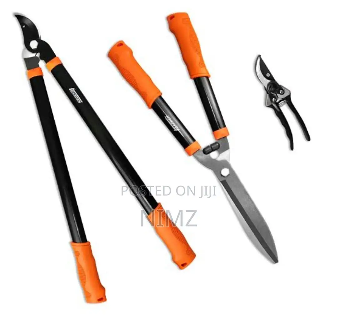 3pcs Garden Tools , Hedge Shears, Pruning Shears and Looping
