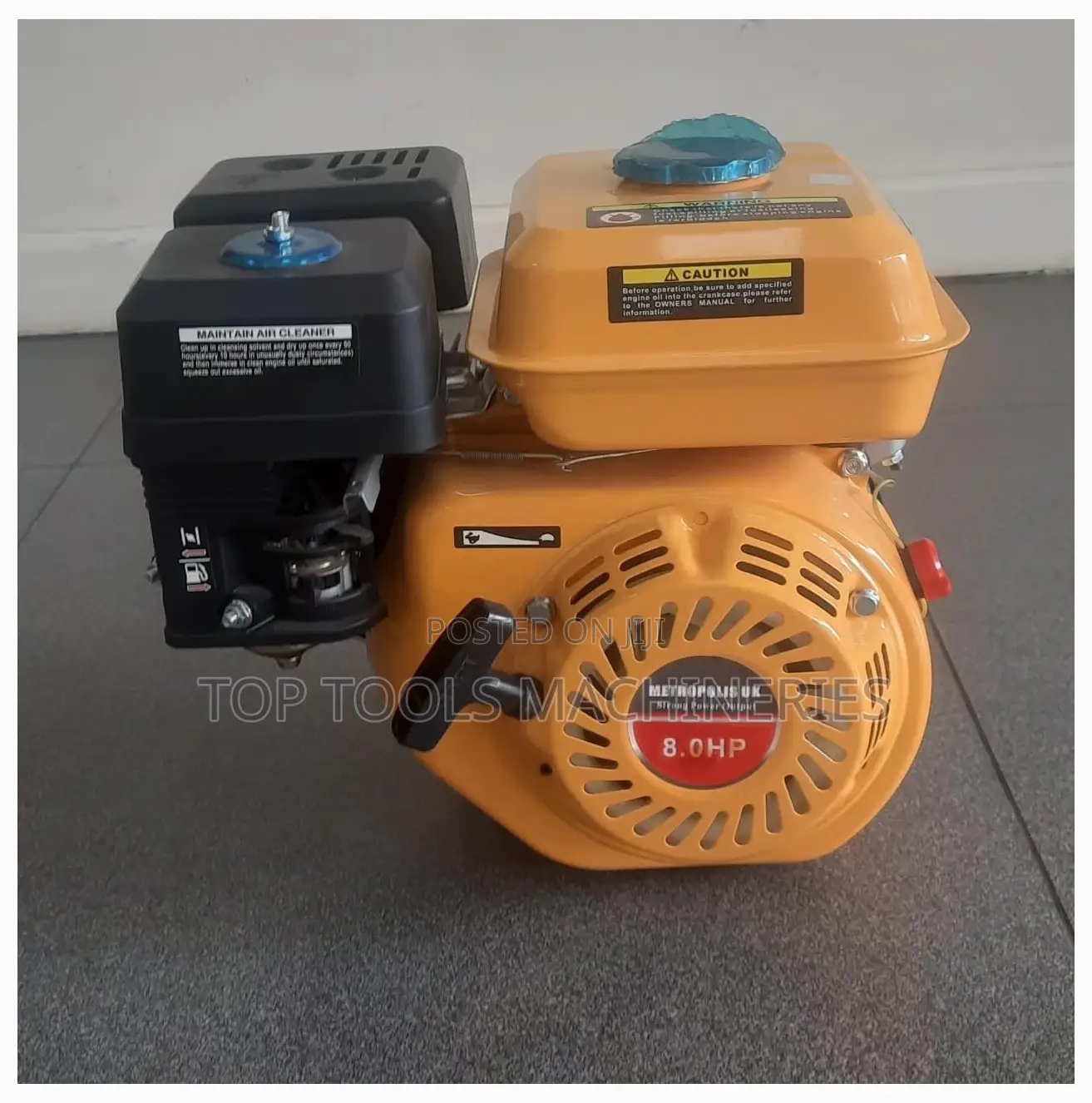 Metropole UK Agricultural Petrol Engine 8.0hp