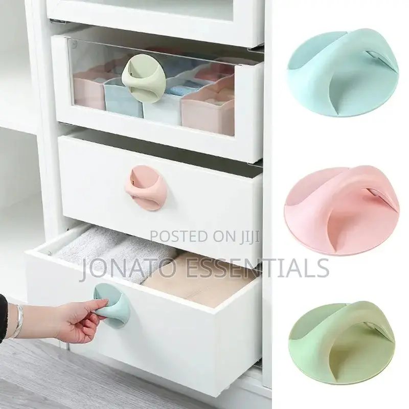 Adhesive Door or Drawer Handle or Knob