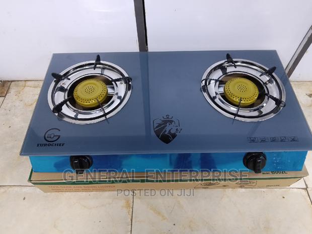 Eurochef Glass Top 2 Burner Gas