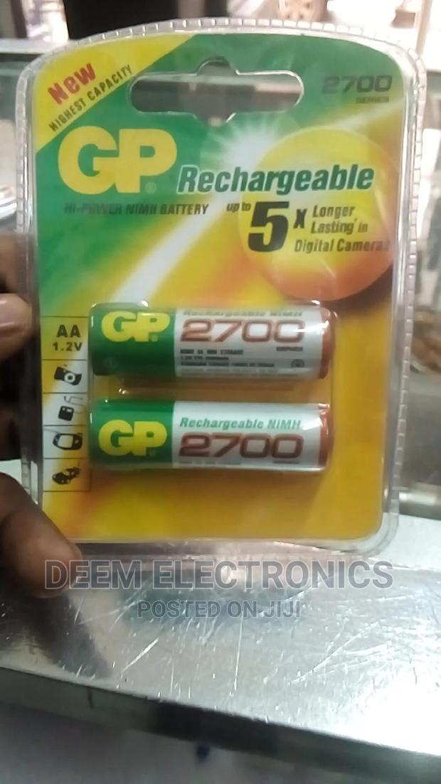 Rechargeable AA GP Batteries (2700mah)