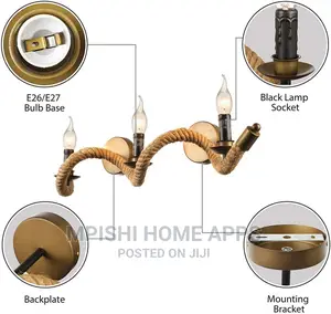 Wave Rope Wall Light