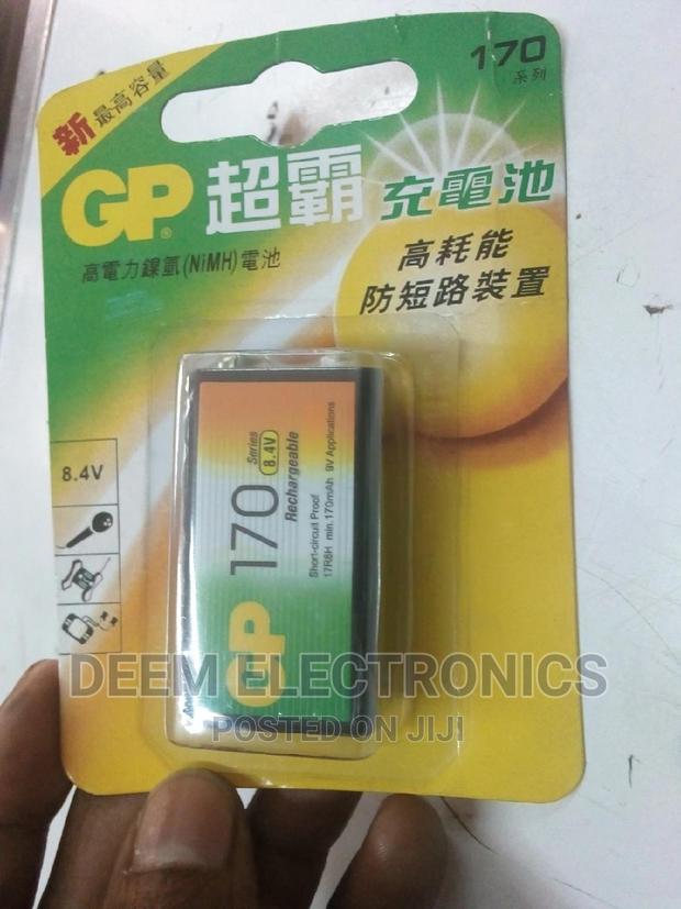 Gp Rechargeable 9v Battery (170mah)