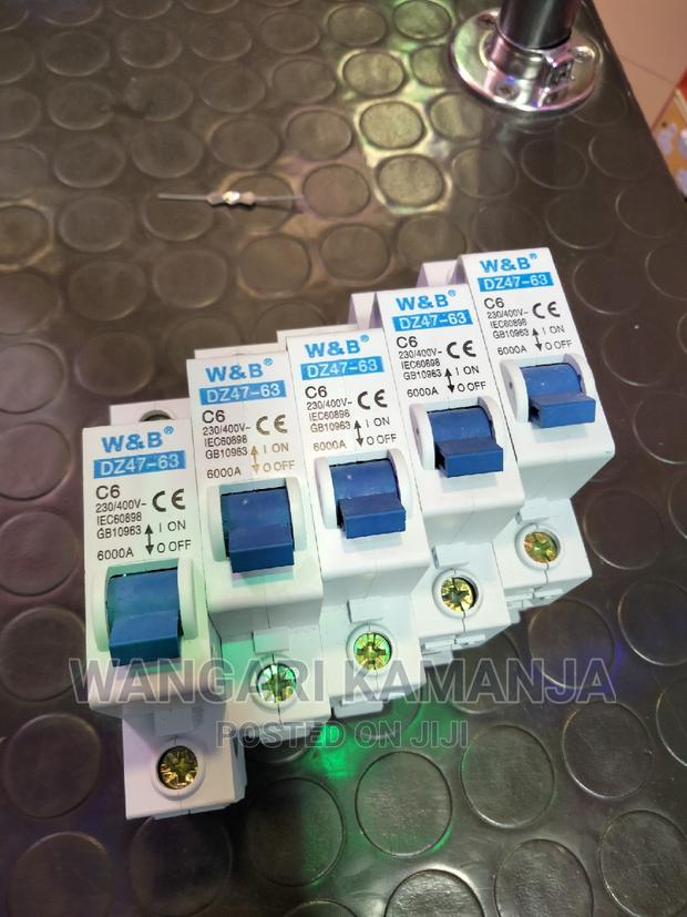 MCB 6amps Single Pole - main view