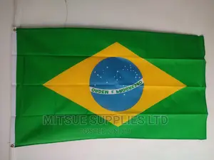 Brazil National Flag 38 by 60 Inches Polyester