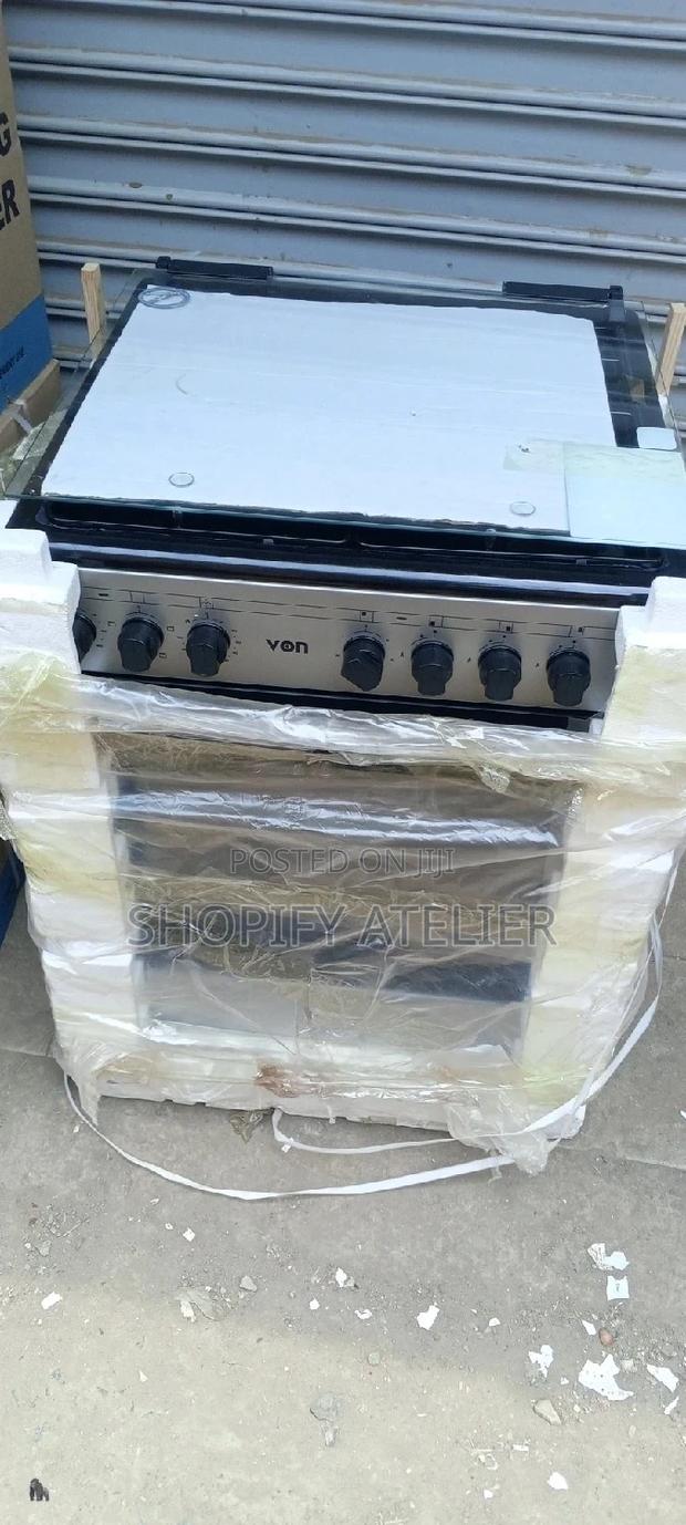 Von 60*60cm 3G+1E Standing Cooker Electric Oven - thumbnail 2