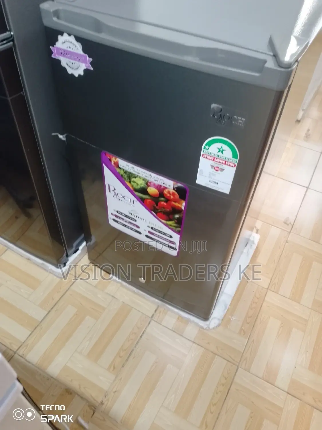Roch Rfr120dt-Si 90ltrs Single Door Refrigerator√