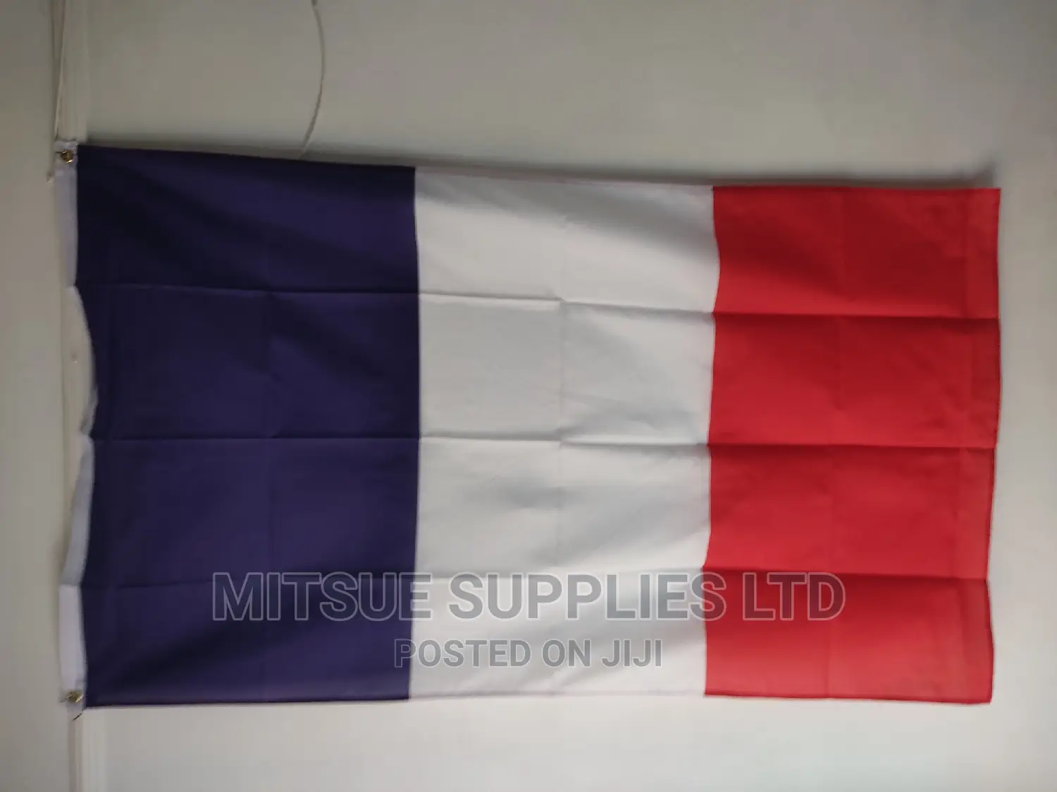 National Flag for France 38 by 58 Inches Polyester