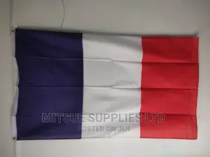 National Flag for France 38 by 58 Inches Polyester