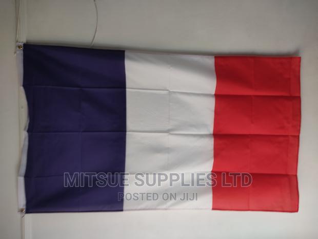 National Flag for France 38 by 58 Inches Polyester