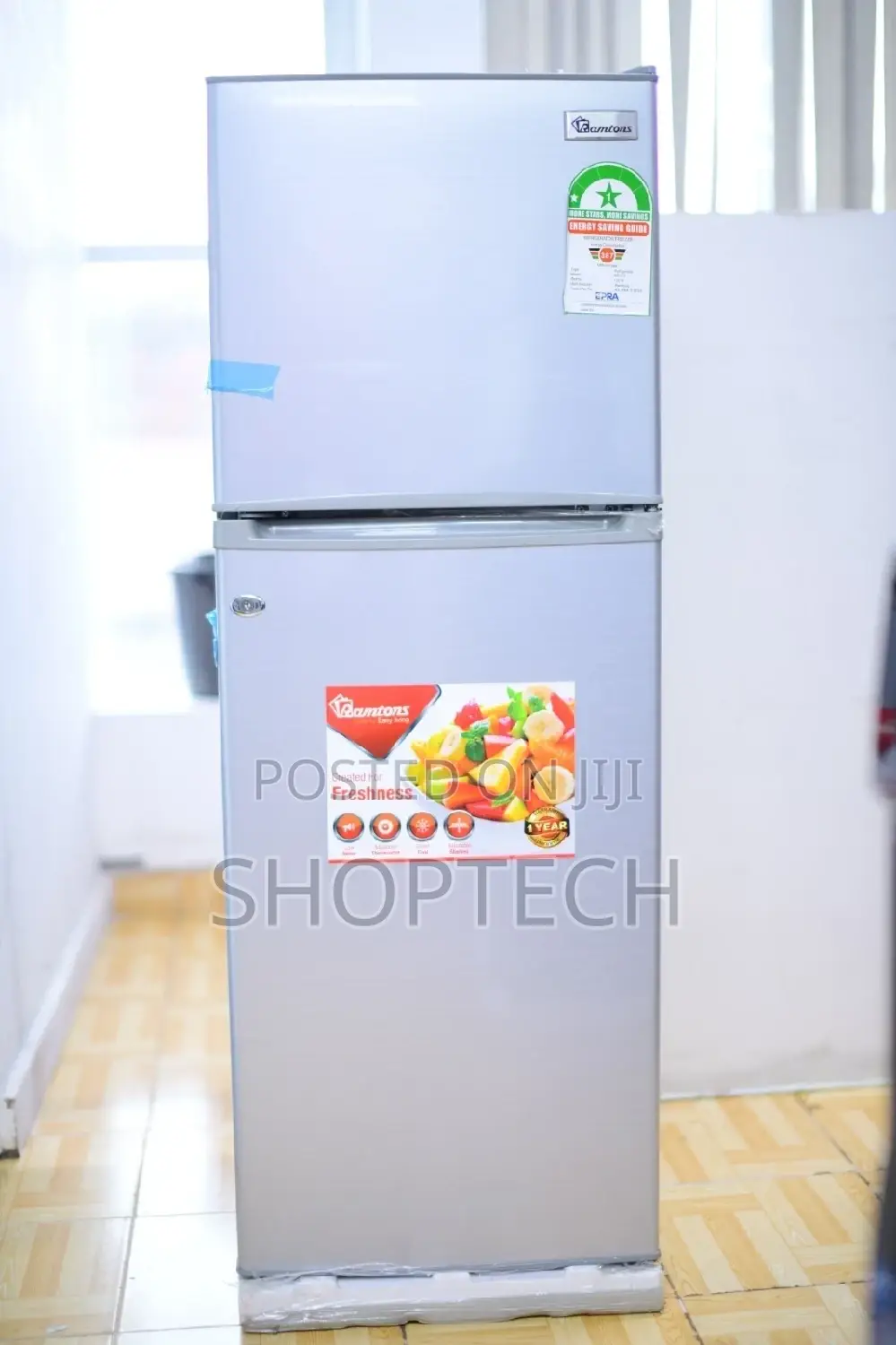 Ramtons 128litres Double Door Refrigerator