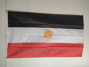 National Flag for Egypt 38 by 60 Inches Polyester