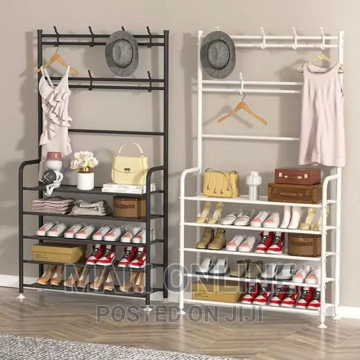 2 in 1 Clothes Hanger Shoe Rack Coat Rack Cap Scarf Hanger in Nairobi