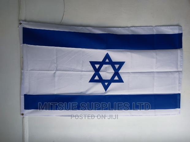 National Flag for Israel 38 by 60 Inches Polyester