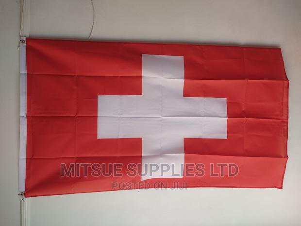 National Flag for Switzerland 38 by 60 Inch Polyester