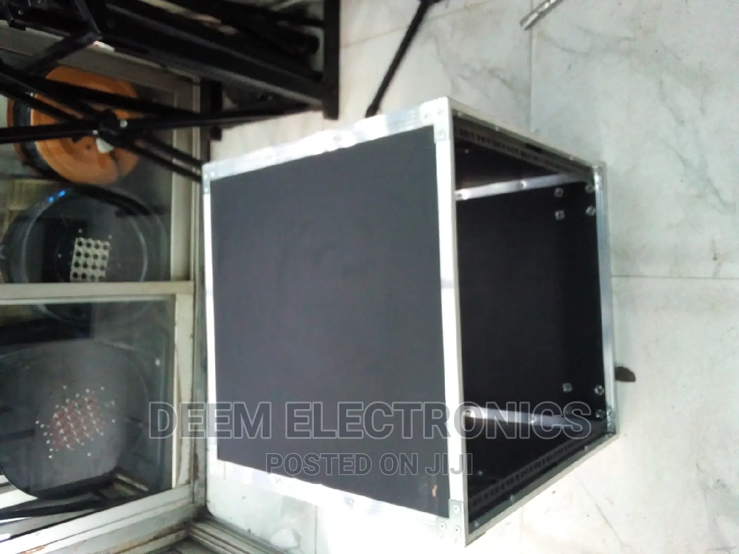 Flight Case Equipment Rack Open