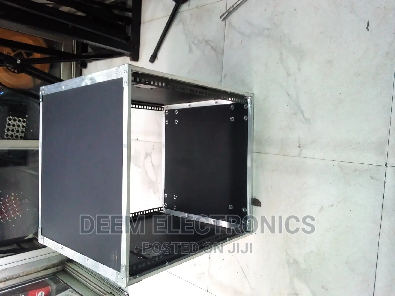 Flight Case Equipment Rack Open