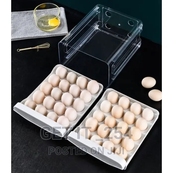 40pcs 2layer Acrylic Egg Tray White Only