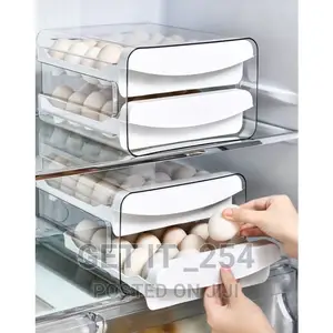 40pcs 2layer Acrylic Egg Tray White Only