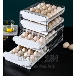 40pcs 2layer Acrylic Egg Tray White Only