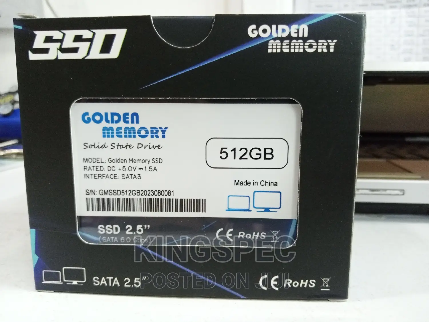 Golden Memory SSD 2.5" Sata 512gb