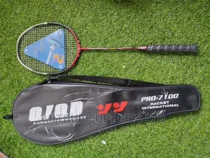 Badminton Racket Armotec 7100 in Full Leather Bag