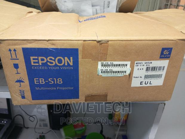 EPSON Eb S18 Projector, Brand New - thumbnail 2
